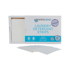 EnviroClean Plant-Based Laundry Detergent Strips Sensitive x 60 Pack = 60 Washes! Zero Waste! Zero Powder!