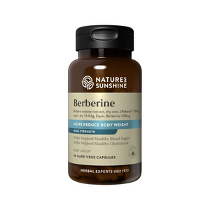 ***NEW PRODUCT***Natures Sunshine BERBERINE - 90 Vege Caps For Healthy Blood Sugar & Cholesterol