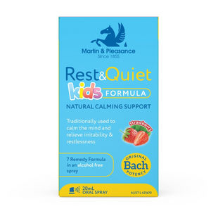 ***NEW PRODUCT***Martin & Pleasance REST & QUIET KIDS FORMULA STRAWBERRY FLAVOUR - ORAL SPRAY 20ML