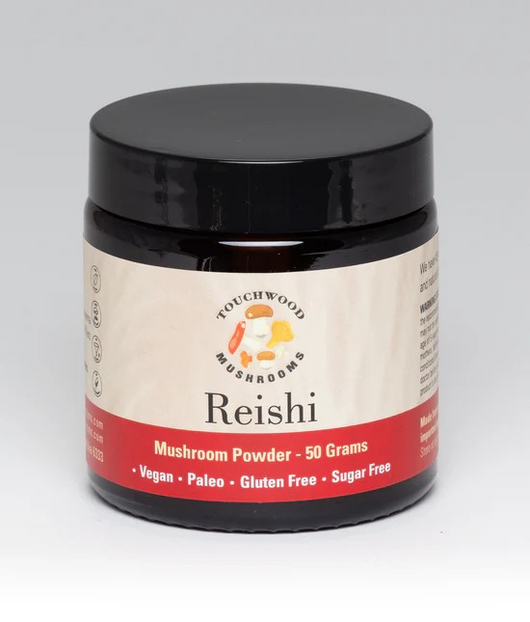 Touchwood Mushrooms Organic REISHI Mushroom Powder - 100g CALMING, RELAXING, SLEEP