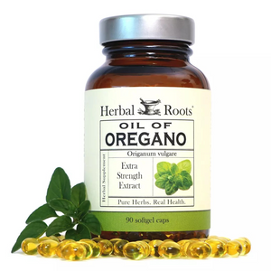 ***NEW PRODUCT***Herbal Roots OIL OF OREGANO PROMOTES GUT HEALTH & IMMUNE SYSTEM 150mg - 90 Softgels High Potency