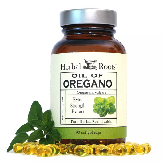 ***NEW PRODUCT***Herbal Roots OIL OF OREGANO PROMOTES GUT HEALTH & IMMUNE SYSTEM 150mg - 90 Softgels High Potency